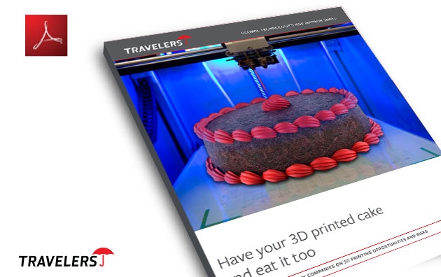 Cover of Travelers 3D printing white paper PDF