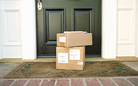 Packages outside of home