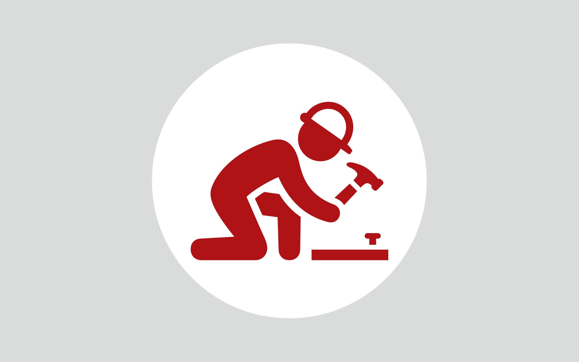 icon of person hammering